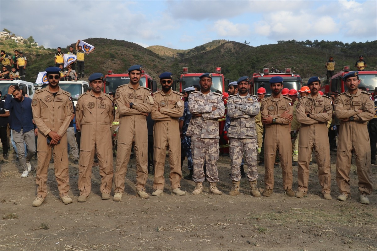 Suriye'nin kuzeybatısındaki Lazkiye ilinde son günlerde etkili olan orman yangınları tamamen...