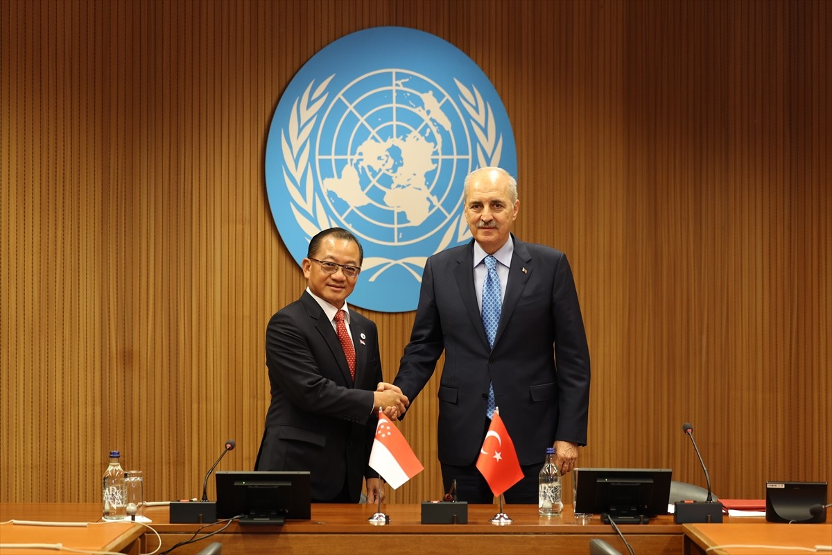 TBMM Başkanı Numan Kurtulmuş, Altıncı Dünya Parlamento Başkanları Konferansı için gittiği...