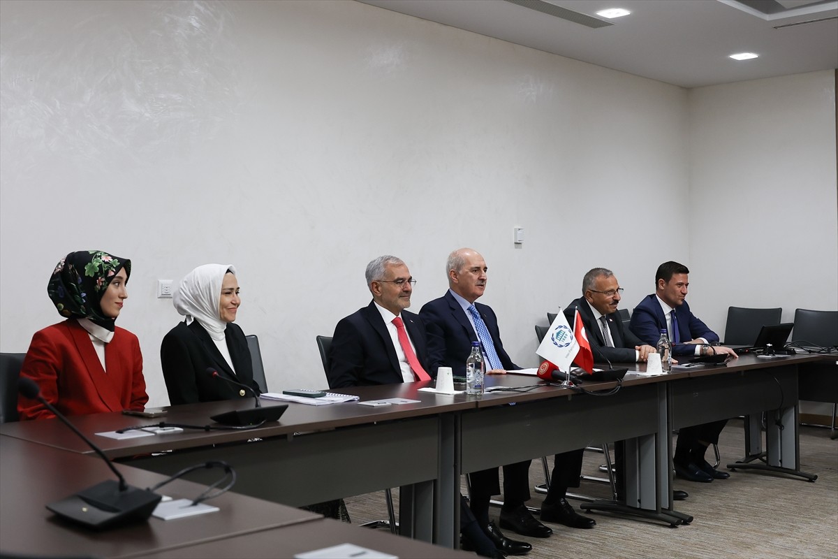 TBMM Başkanı Numan Kurtulmuş, İsviçre’nin Cenevre şehrinde düzenlenen Altıncı Dünya Parlamento...