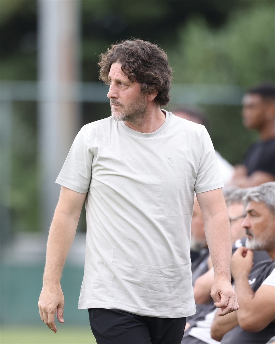 Trabzonspor, hazırlık maçında Gürcistan'ın Dinamo Tiflis takımı ile Mehmet Ali Yılmaz...