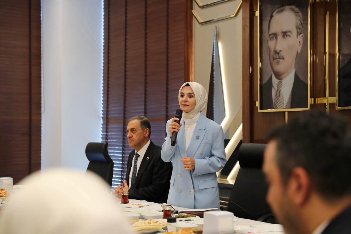 Aile ve Sosyal Hizmetler Bakanı Mahinur Özdemir Göktaş, Bingöl'de şehit yakınları, gaziler ve STK...