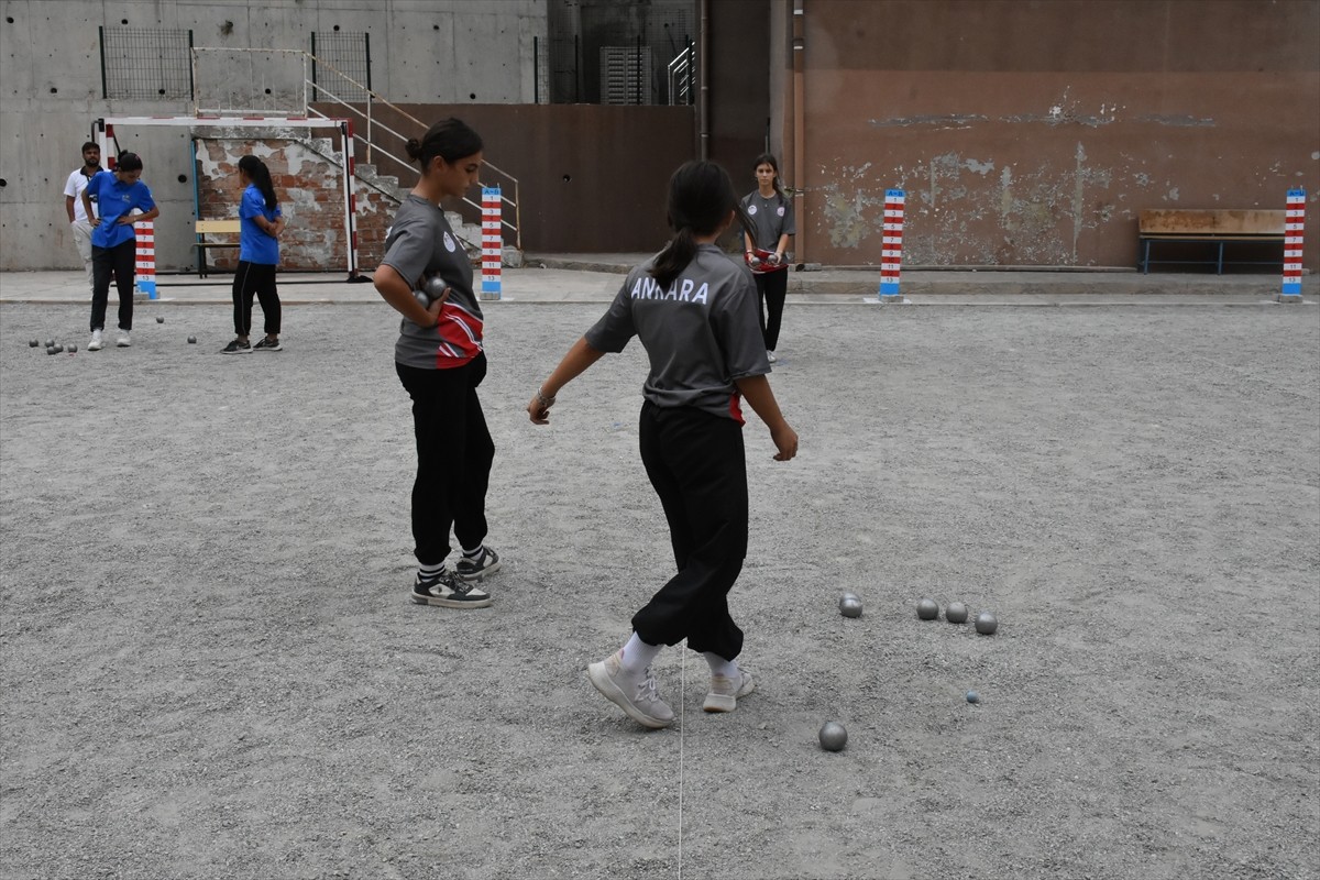 Artvin'de 2025 Anadolu Yıldızlar Ligi Bocce Türkiye Şampiyonası, ikinci gününde çeyrek final...