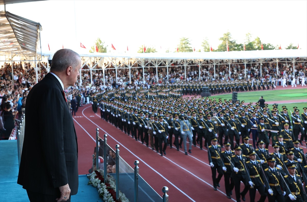 Cumhurbaşkanı Recep Tayyip Erdoğan, Kara Harp Okulu'nda Milli Savunma Üniversitesi (MSÜ) Harp...