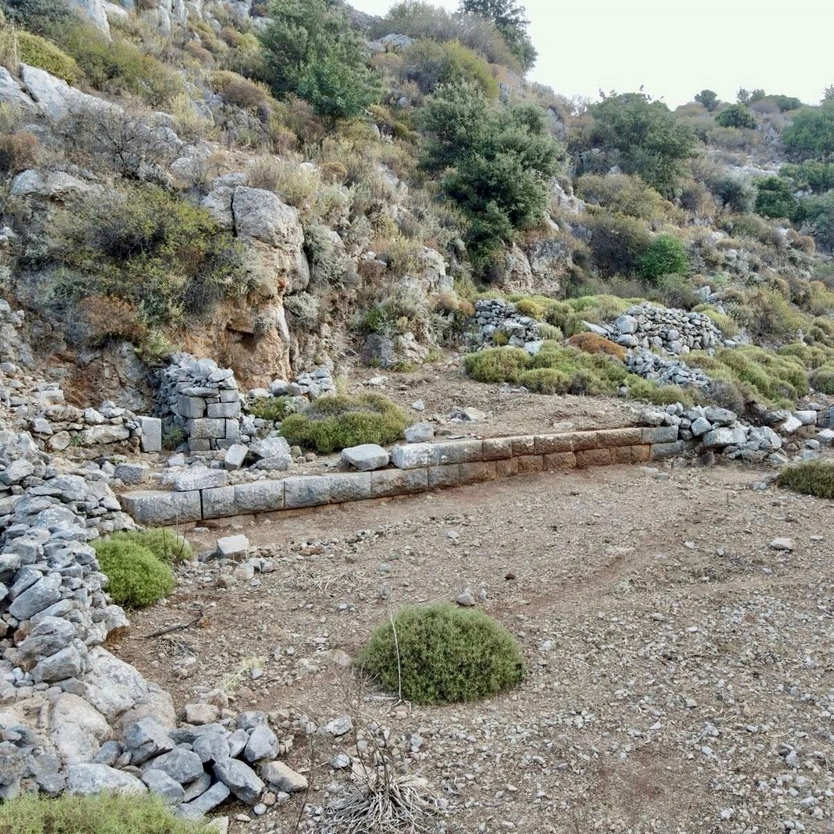 Muğla'nın Marmaris ilçesindeki Phoenix Antik Kenti'nde 2025 yılı kazı çalışmalarının tamamlandığı...