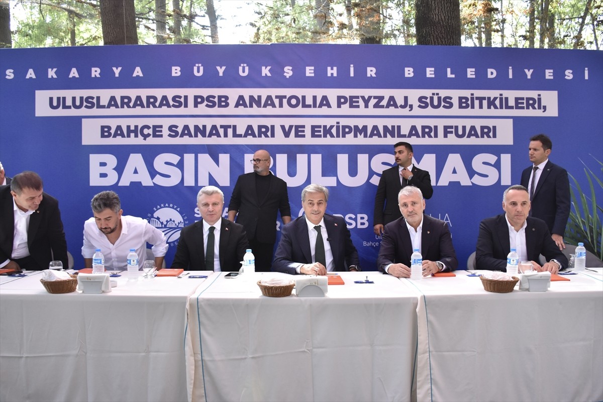 Sakarya, 10-13 Eylül'de PSB Anatolia Uluslararası Peyzaj, Süs Bitkileri Bahçe Sanatları ve...