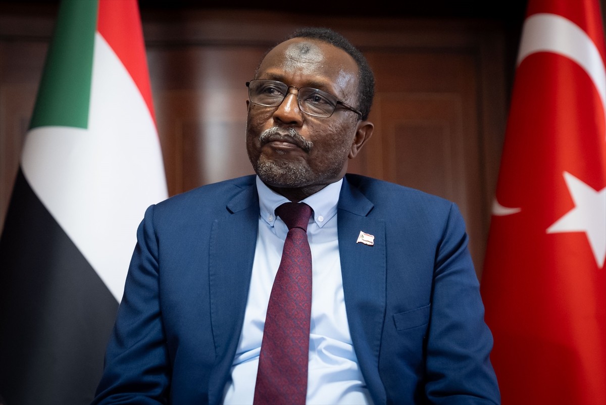 Sudan'ın Ankara Büyükelçisi Nadir Yousif Eltayeb, Sudan'daki son duruma ve gelişmelere ilişkin AA...
