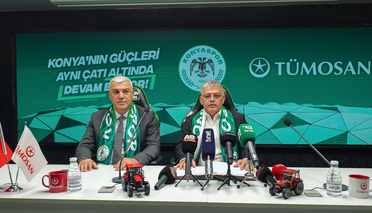 TÜMOSAN, Trendyol Süper Lig ekiplerinden Konyaspor'a 2025-2026 sezonunda isim ve forma göğüs...