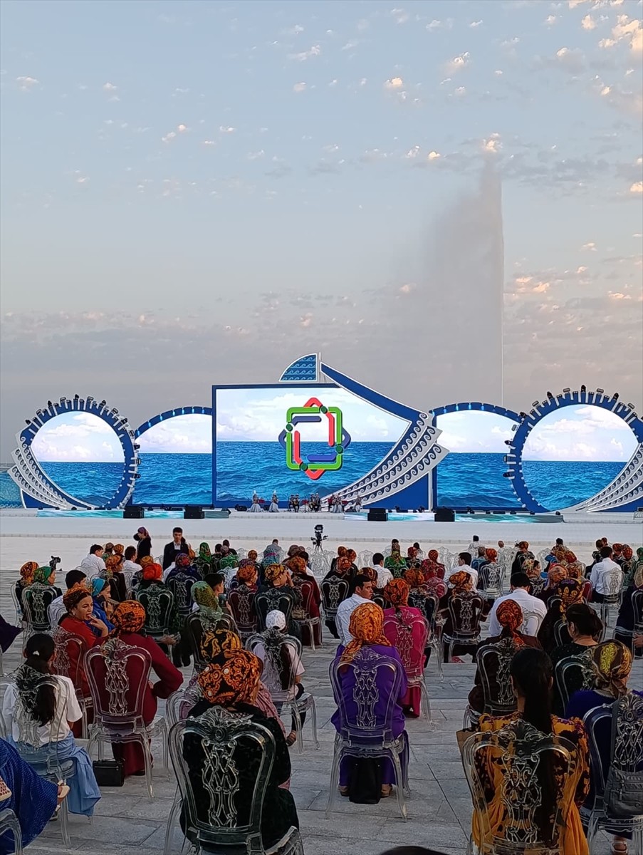 Türkmenistan'ın Avaza turizm bölgesindeki Birleşmiş Milletler (BM) Denize Kıyısı Olmayan...