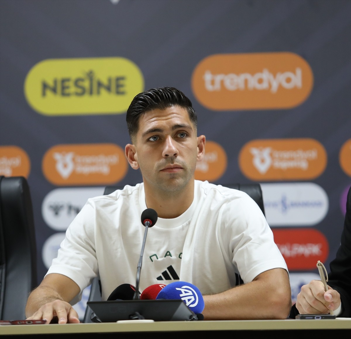 UEFA Avrupa Ligi play-off turu rövanş maçında yarın Samsunspor ile karşılaşacak Panathinaikos'un...