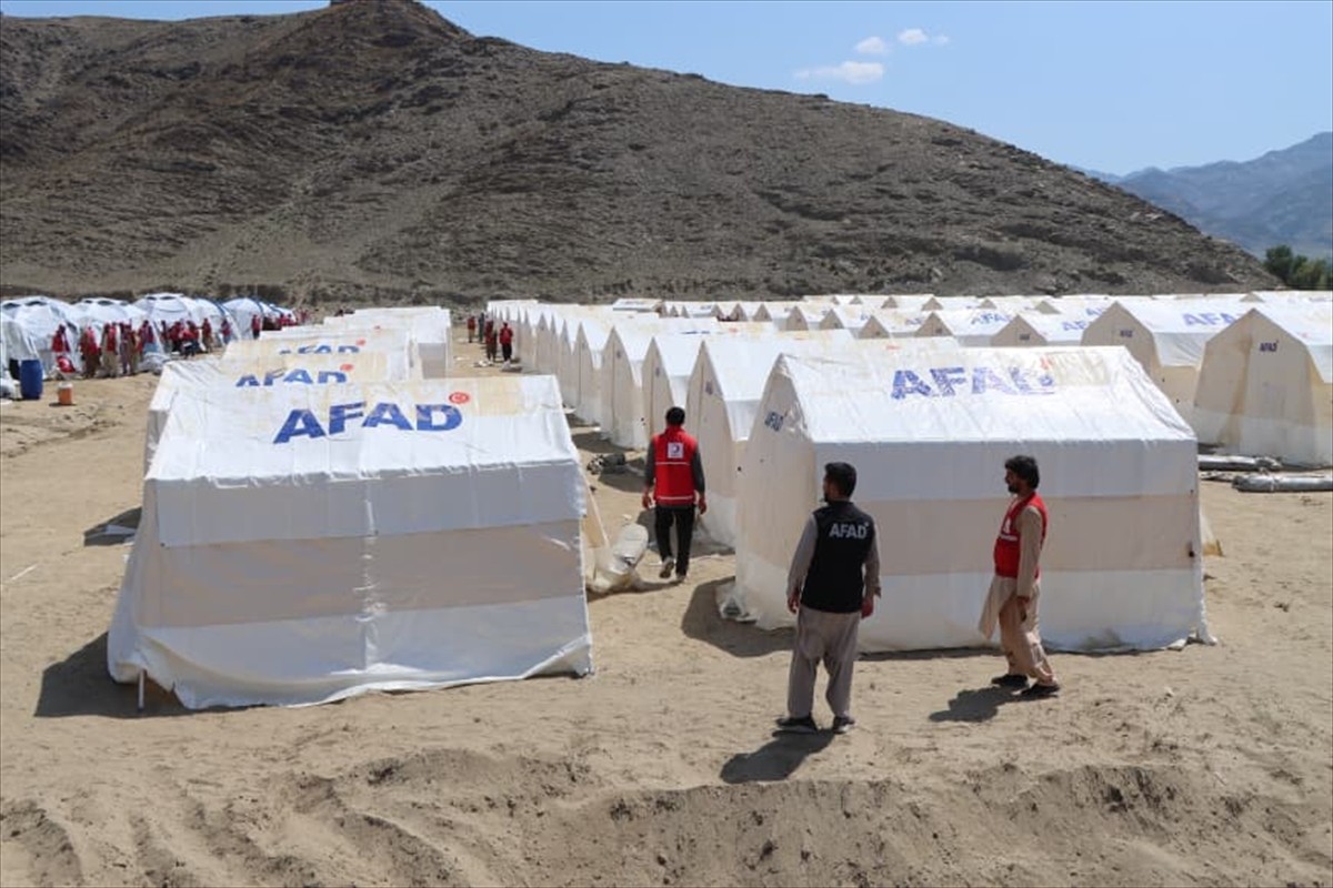 Afet ve Acil Durum Yönetimi Başkanlığı (AFAD), 31 Ağustos'ta Afganistan'da meydana gelen 6...