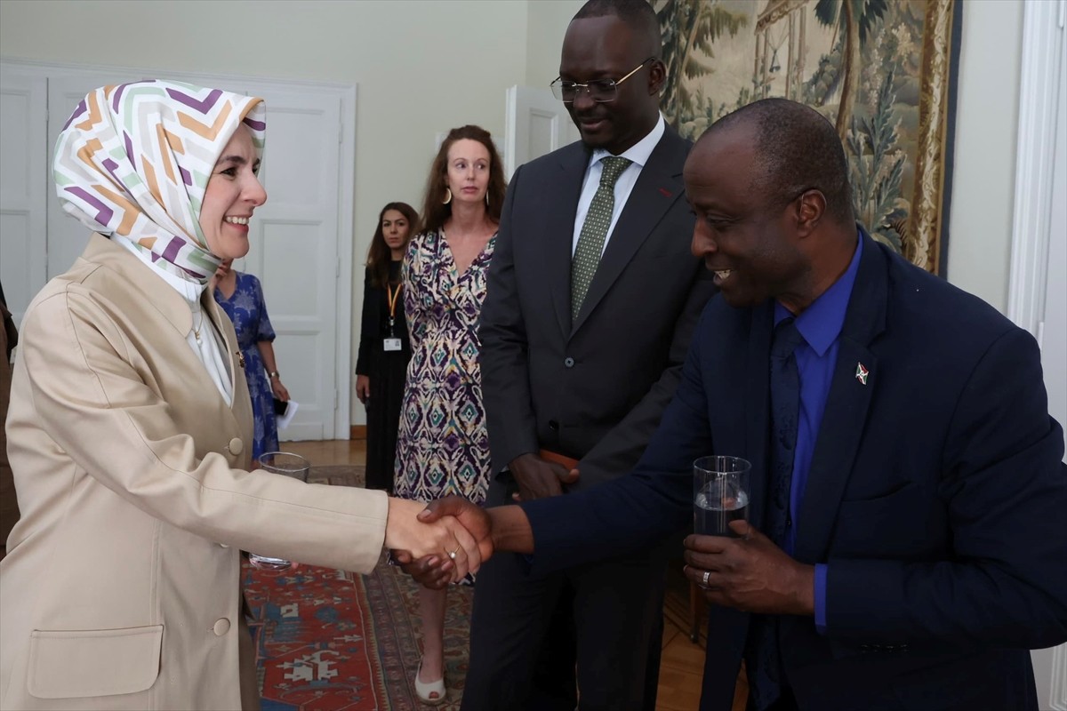 Aile ve Sosyal Hizmetler Bakanı Mahinur Özdemir Göktaş, Ankara'da görev yapan Frankofon...