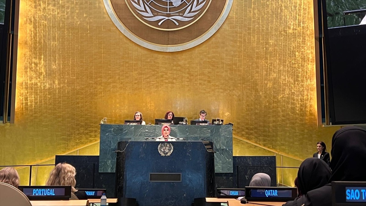 Aile ve Sosyal Hizmetler Bakanı Mahinur Özdemir Göktaş, Birleşmiş Milletler Genel Merkezi'nde...