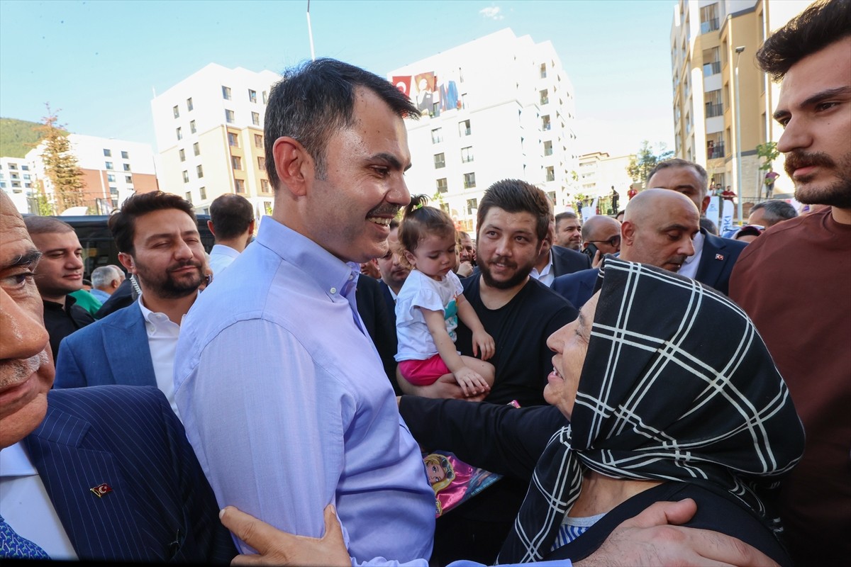 Çevre, Şehircilik ve İklim Değişikliği Bakanı Murat Kurum, Kahramanmaraş programı kapsamında...