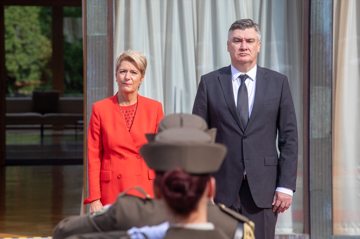 İsviçre Konfederasyonu Başkanı Karin Keller-Sutter, resmi temaslarda bulunma üzere geldiği...