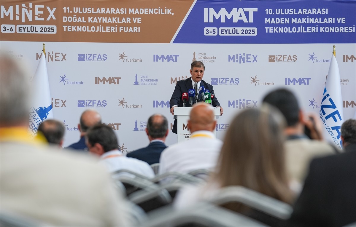 İzmir'de, maden arama, kırma-eleme, sondaj, taşıma, cevher hazırlama ve iş güvenliği ekipmanları...