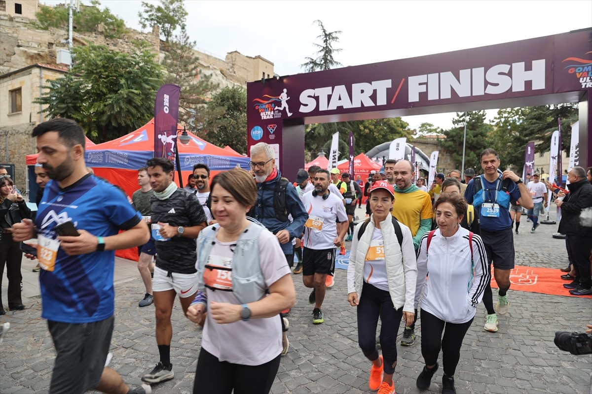 Nevşehir'de düzenlenen ve 5 ülkeden 187 sporcunun katıldığı Gomeda Ultra Valley Trail Koşusu...