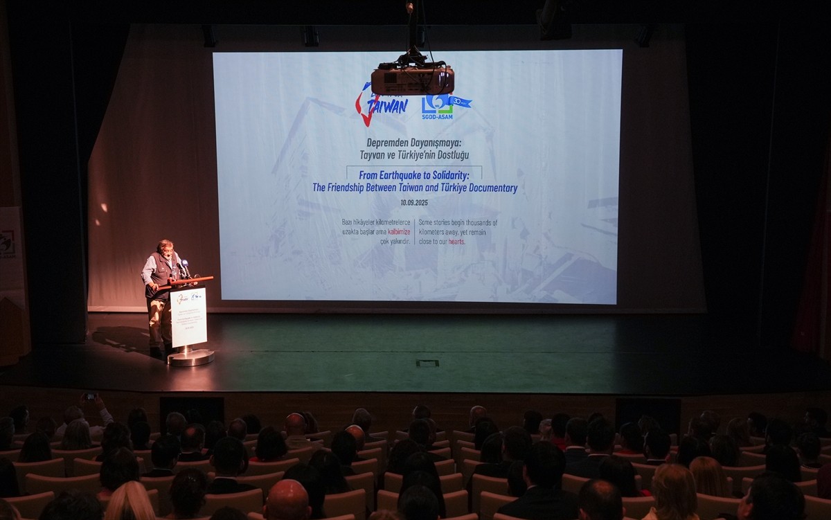"Depremden Dayanışmaya: Tayvan ve Türkiye'nin Dostluğu" belgeseli, Ankara'da izleyicisiyle...