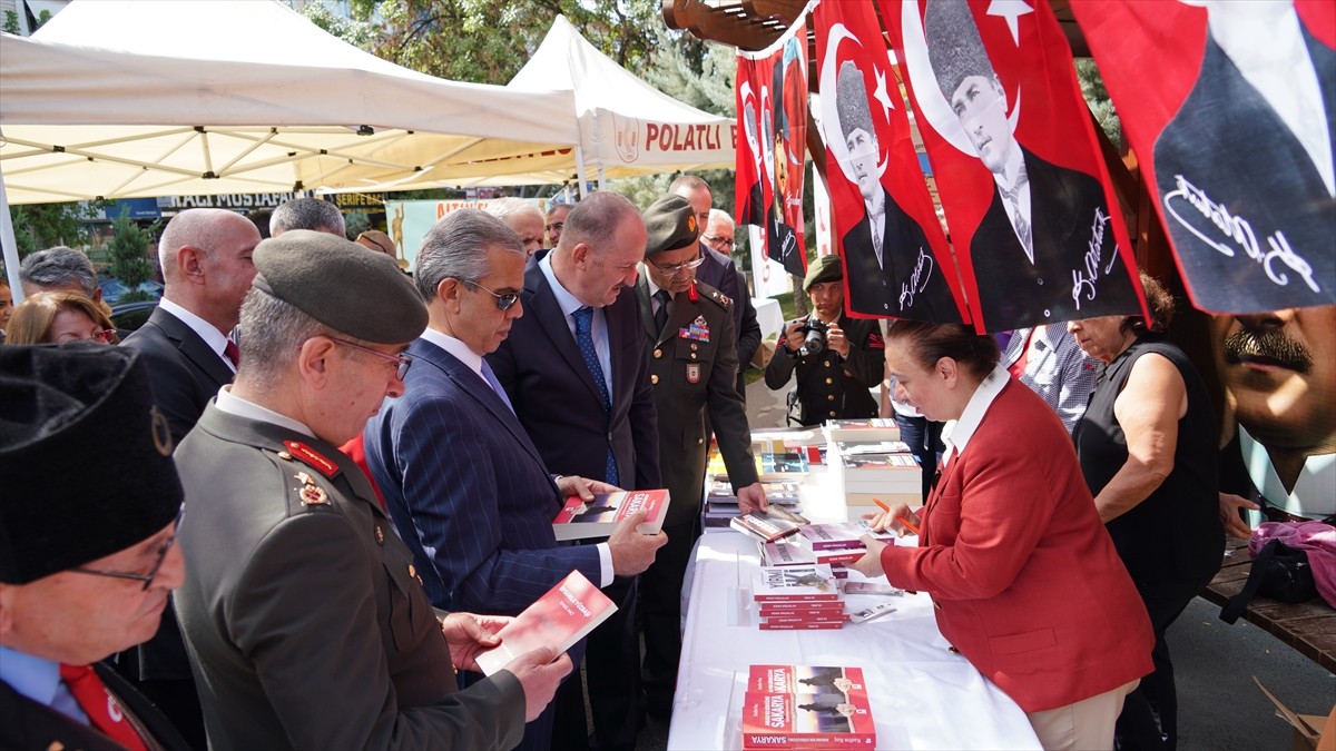 Sakarya Meydan Muharebesi'nin 104. yılı dolayısıyla Ankara'nın Polatlı ilçesinde program...