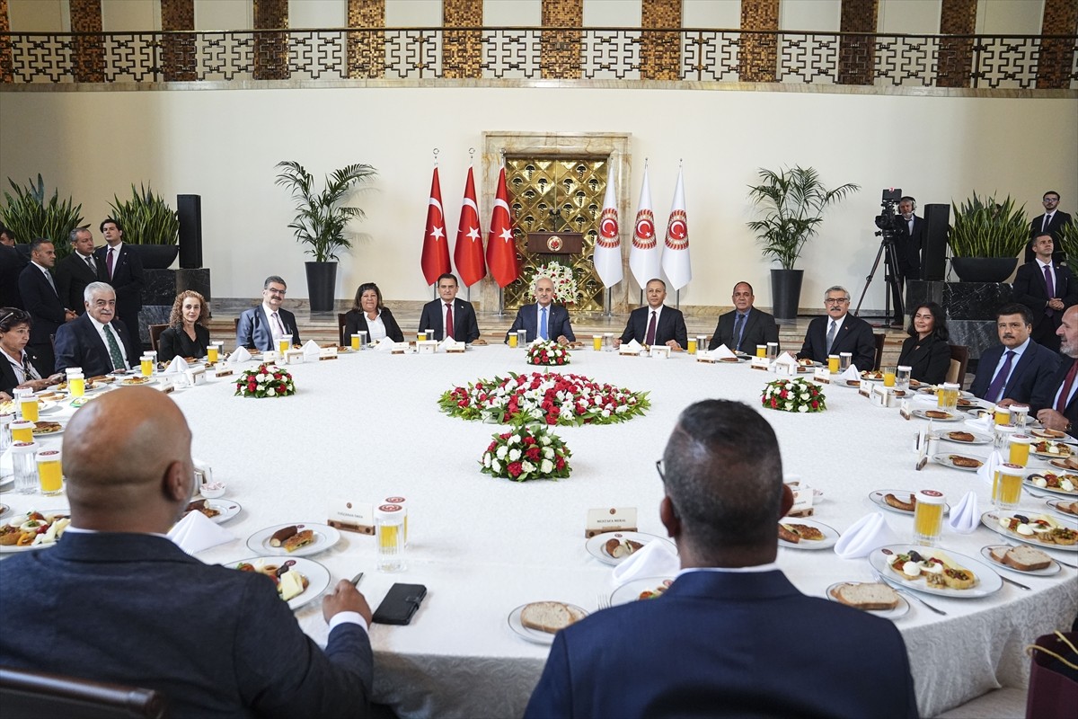 TBMM Başkanı Numan Kurtulmuş, İçişleri Bakanı Ali Yerlikaya, Kuzey Kıbrıs Türk Cumhuriyeti (KKTC)...