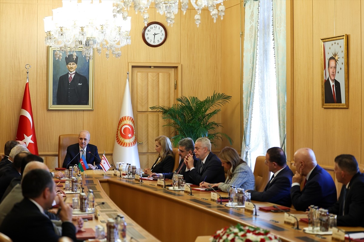 TBMM Başkanı Numan Kurtulmuş, Türkiye, Azerbaycan ve Kuzey Kıbrıs Türk Cumhuriyeti'nin (KKTC)...