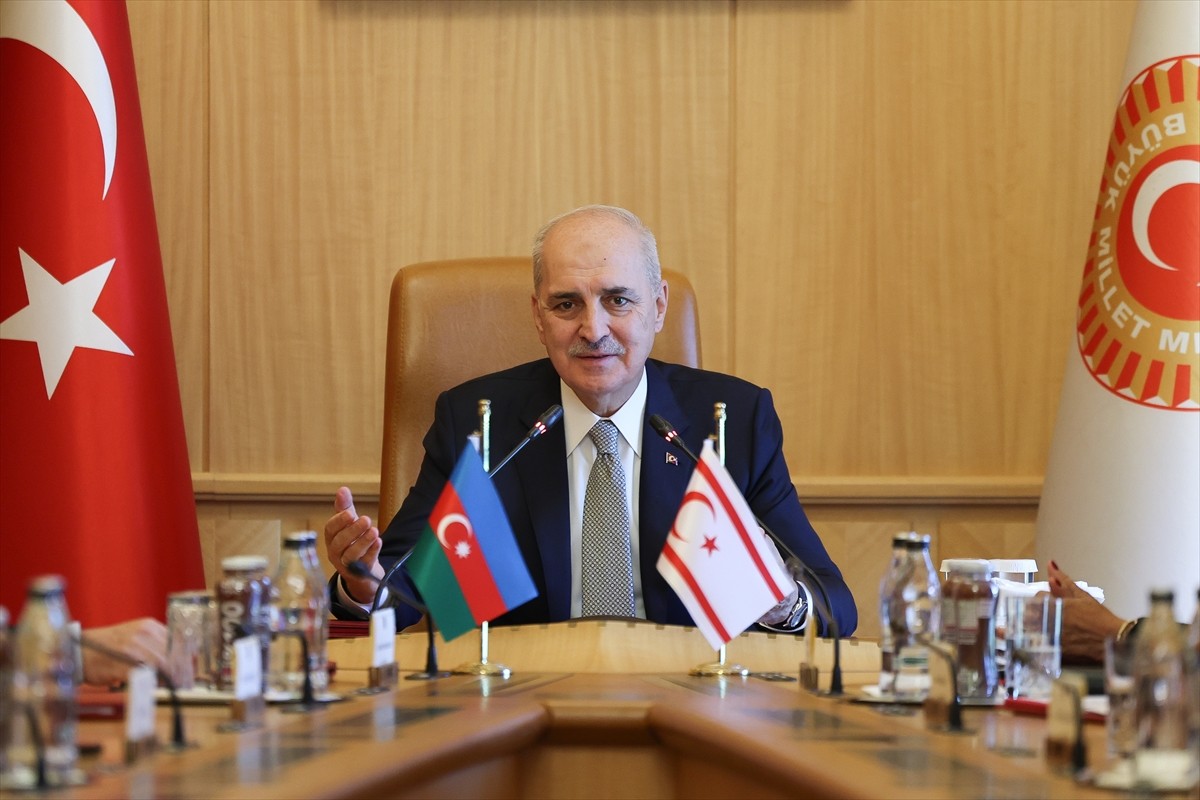 TBMM Başkanı Numan Kurtulmuş, Türkiye, Azerbaycan ve Kuzey Kıbrıs Türk Cumhuriyeti'nin (KKTC)...