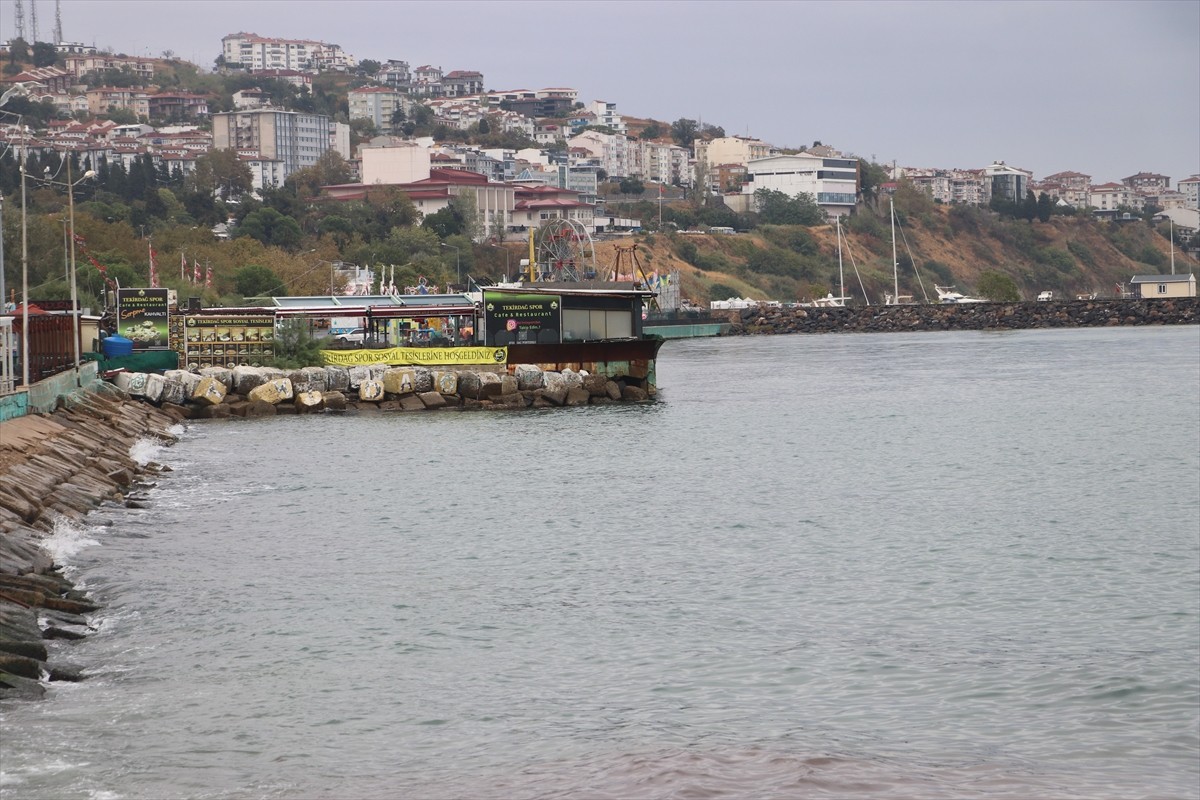  Tekirdağ'da 3 gündür süren poyrazın etkisini yitirmesiyle deniz ulaşımı normale döndü.