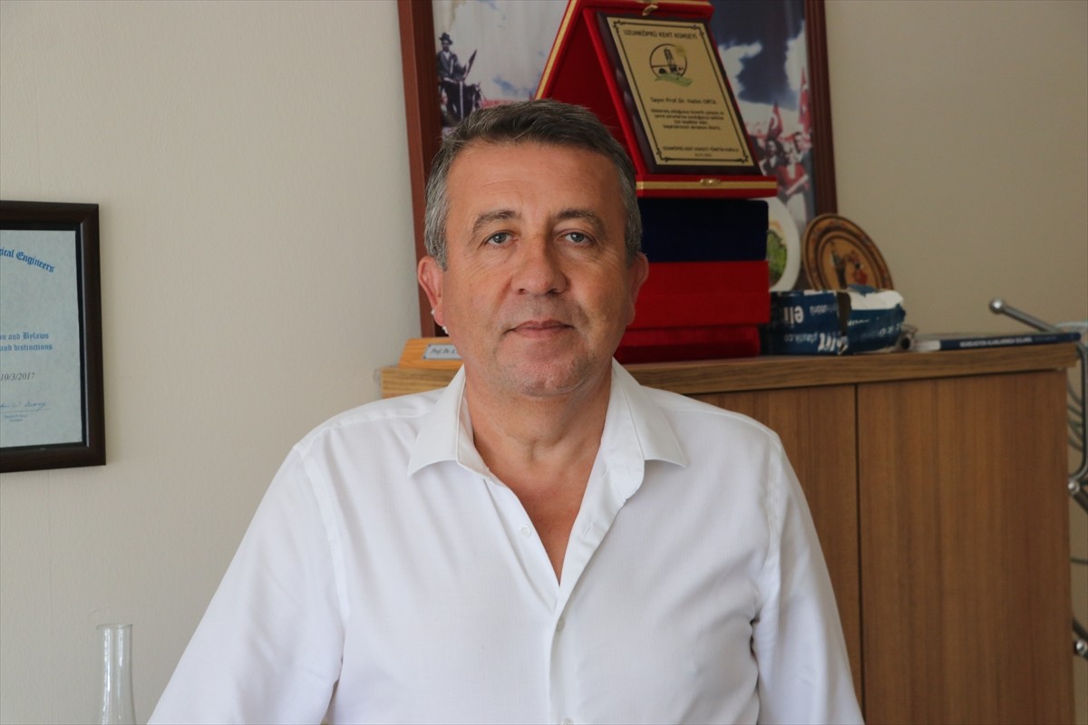 Tekirdağ Namık Kemal Üniversitesi Ziraat Fakültesi Öğretim Üyesi Prof. Dr. Halim Orta, şiddetli...