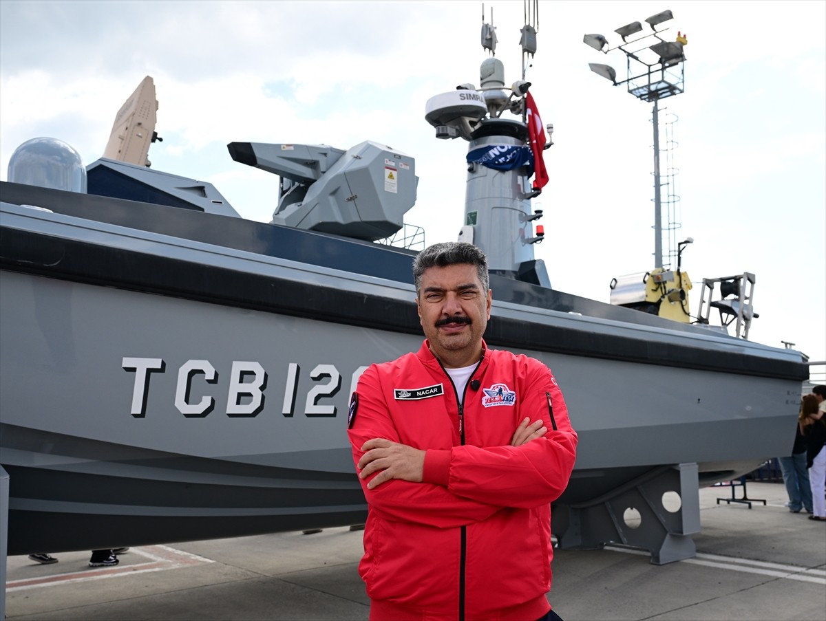 Türk savunma sanayisi bünyesinde geliştirilen silahlı insansız deniz aracı (SİDA) SANCAR, kabul...