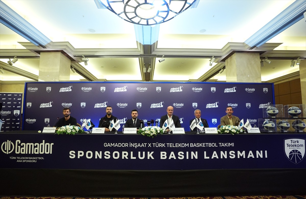 Türk Telekom Basketbol Takımı ile Gamador İnşaat AŞ arasında resmi sponsorluk anlaşması imzalandı....