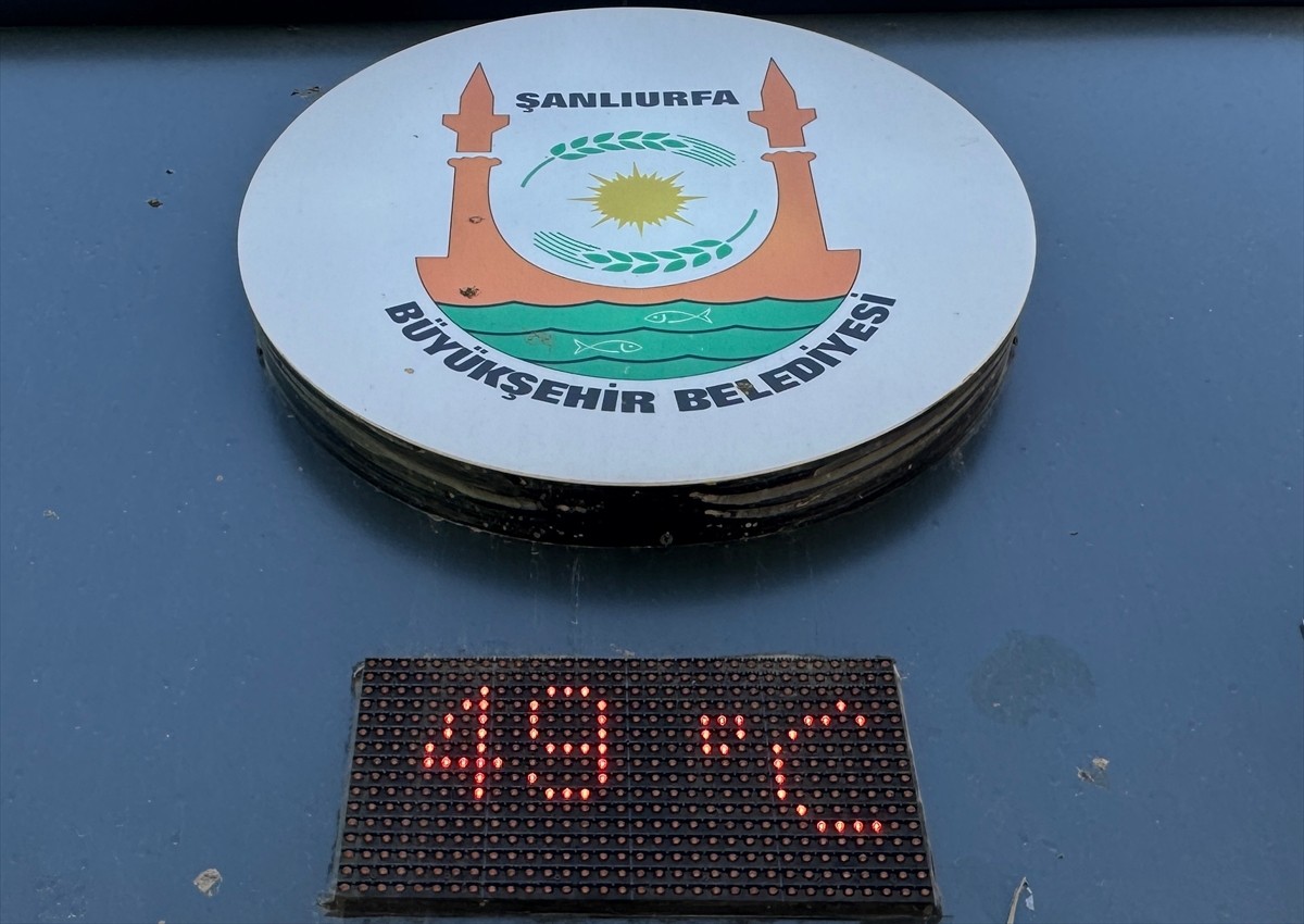 Türkiye'de sıcaklığın en yüksek ölçüldüğü kentlerden Şanlıurfa'da termometreler 49 dereceyi...