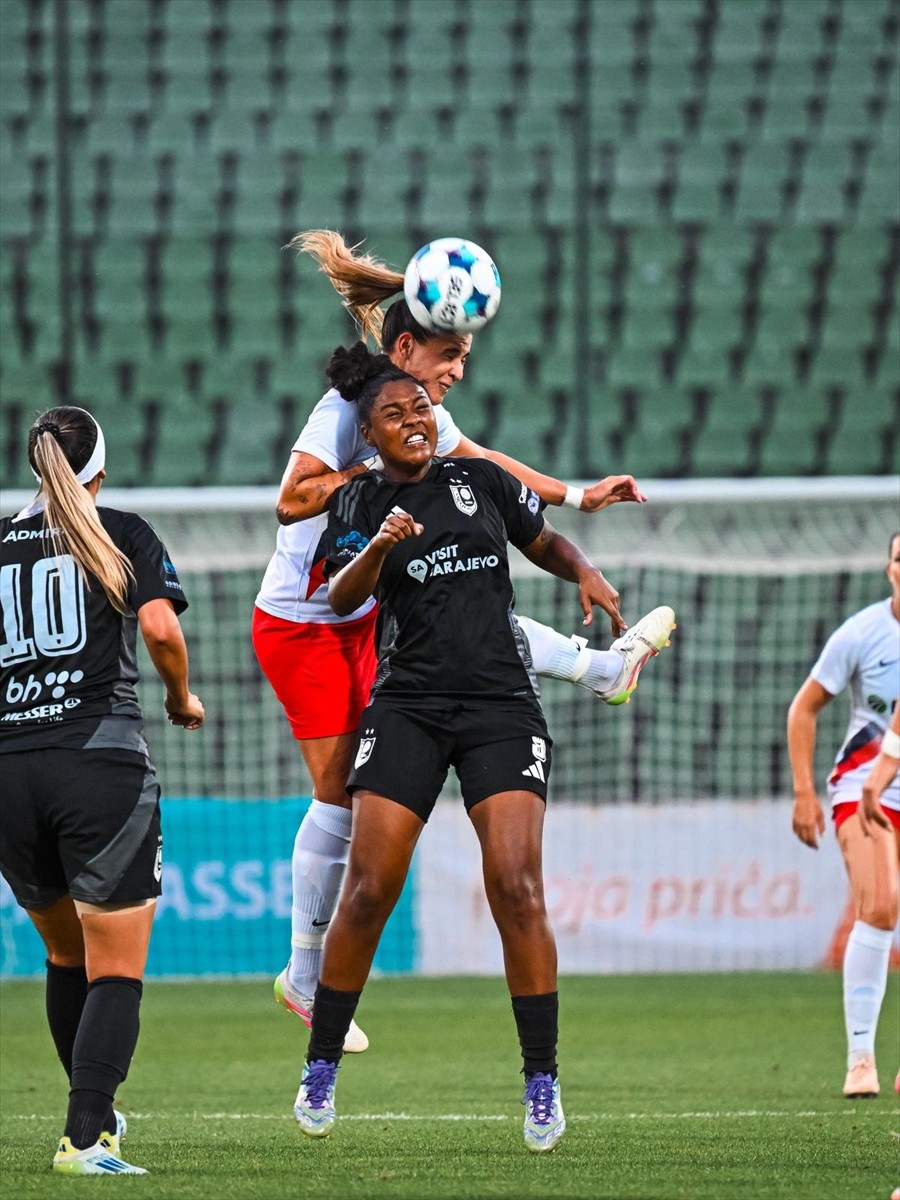UEFA Kadınlar Avrupa Kupası birinci eleme turu ilk maçında Ankara Büyükşehir Belediyesi (ABB)...
