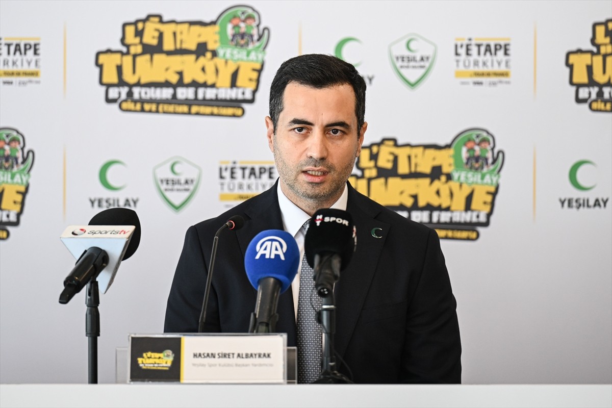 Yeşilay Spor Kulübünün, "L'Etape Türkiye by Tour de France" amatör bisiklet yarışı kapsamında...