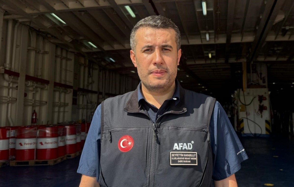 Afet ve Acil Durum Yönetimi Başkanlığı (AFAD) Uluslararası İnsani Yardım Daire Başkanı Seyfettin...