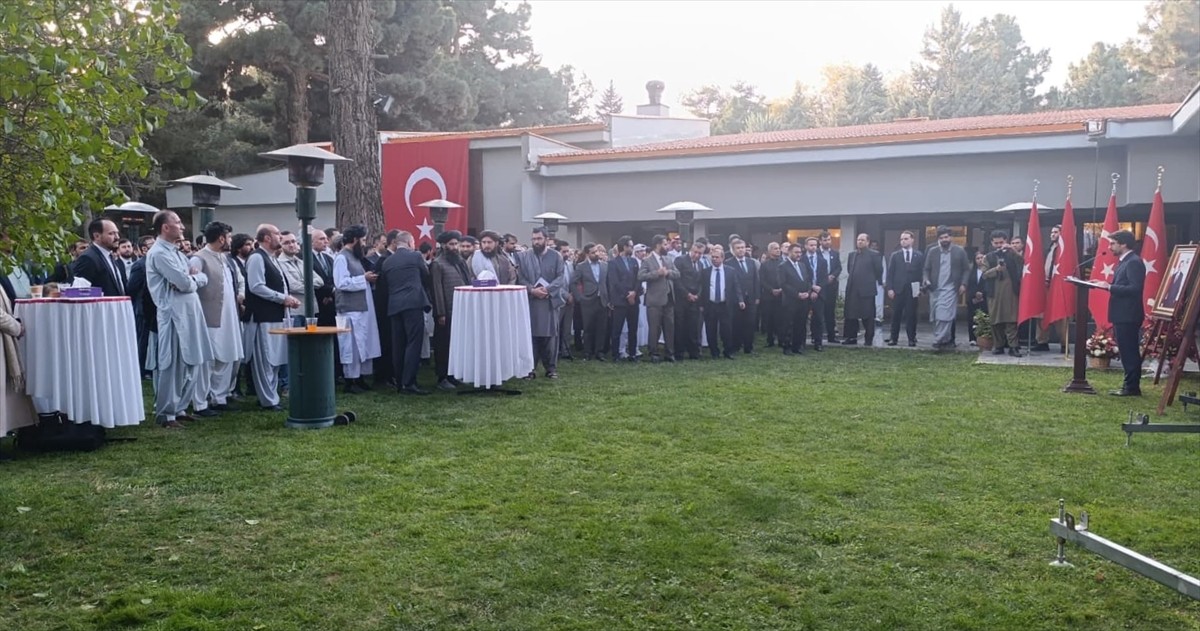 Afganistan'ın başkenti Kabil'de, Cumhuriyet'in kuruluşunun 102. yılı dolayısıyla kutlama programı...