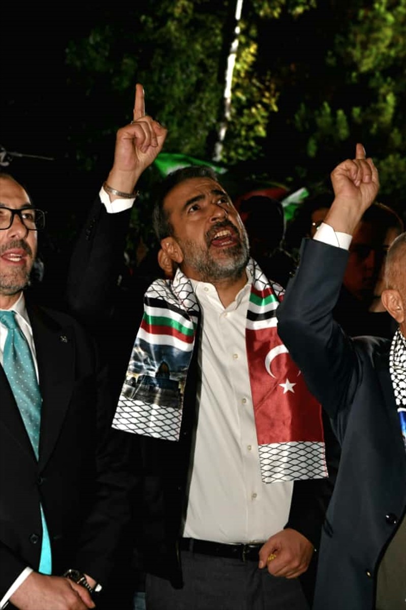 AK Parti Ankara İl Başkanı Hakan Han Özcan, Küresel Sumud Filosu'nda yer alan aktivistlerin...