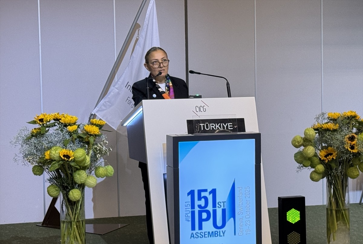  AK Parti Erzurum Milletvekili Fatma Öncü (fotoğrafta), Parlamentolar Arası Birlik'in (PAB) 151....