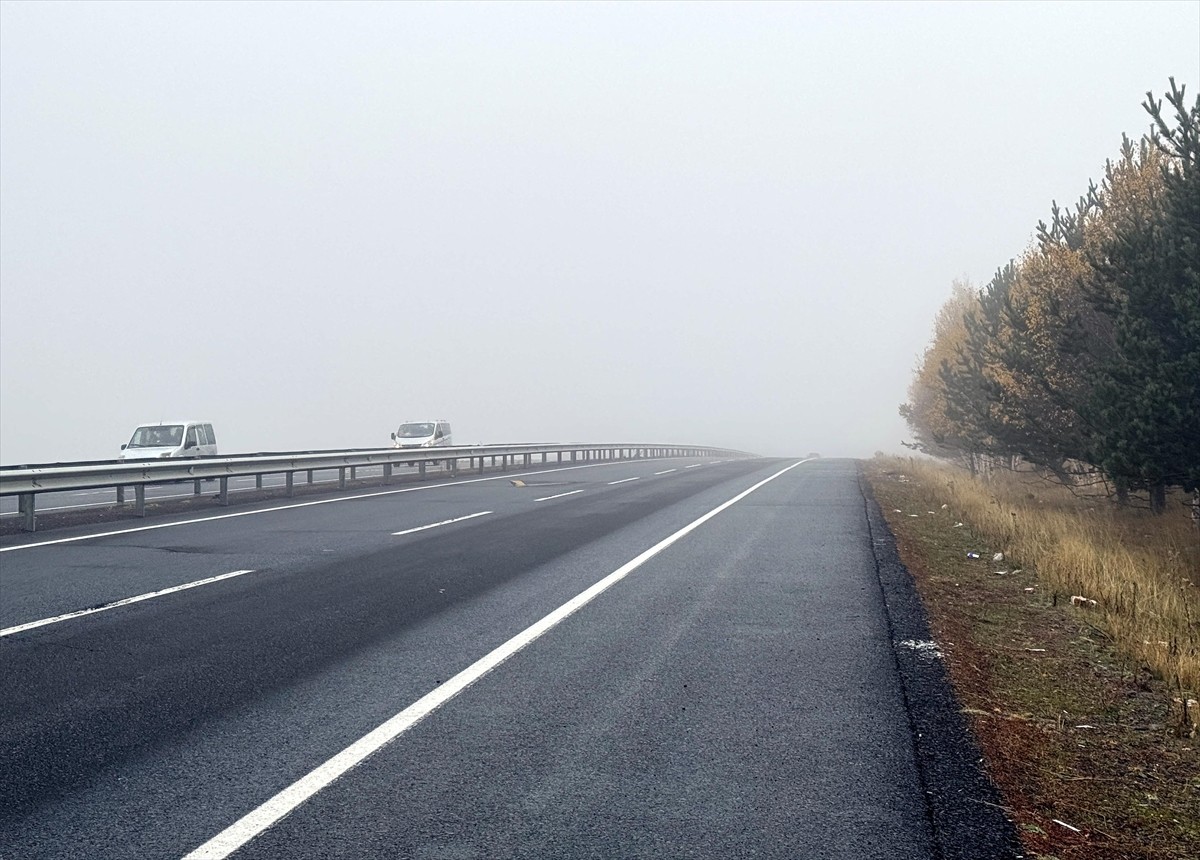 Ardahan'da etkili olan sis görüş mesafesini düşürdü. Sis, Ardahan-Kars kara yolu başta olmak üzere...