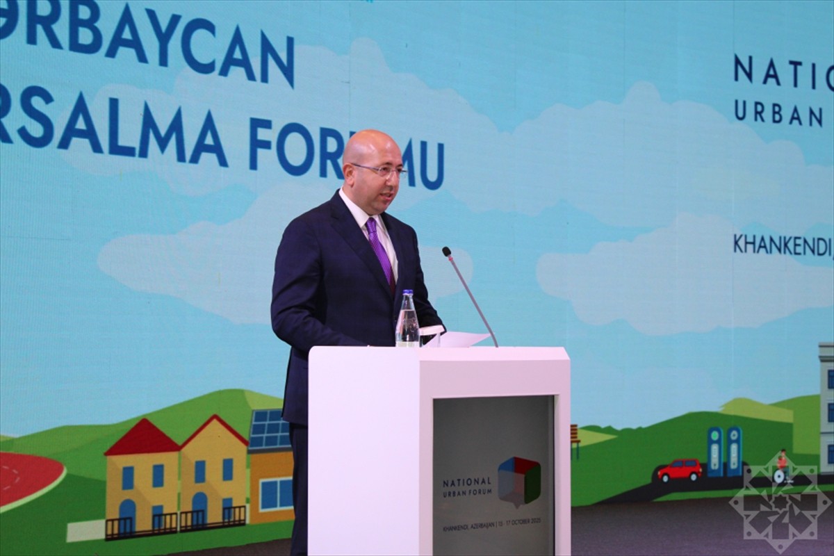 Azerbaycan'ın Hankendi şehrinde düzenlenen 3. Ulusal Şehircilik Forumu başladı. Birleşmiş...