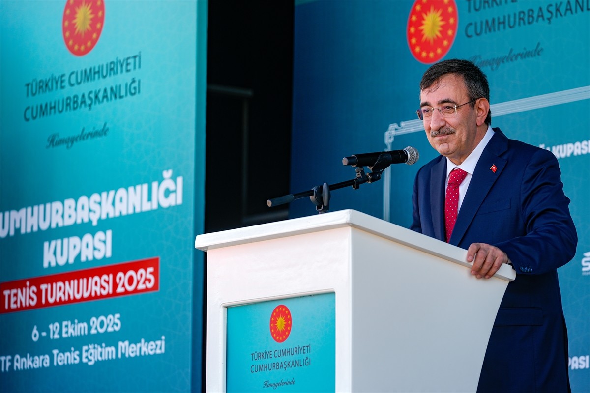 Cumhurbaşkanı Yardımcısı Cevdet Yılmaz, 'Cumhurbaşkanlığı Kupası Tenis Turnuvası Açılış Töreni'ne...