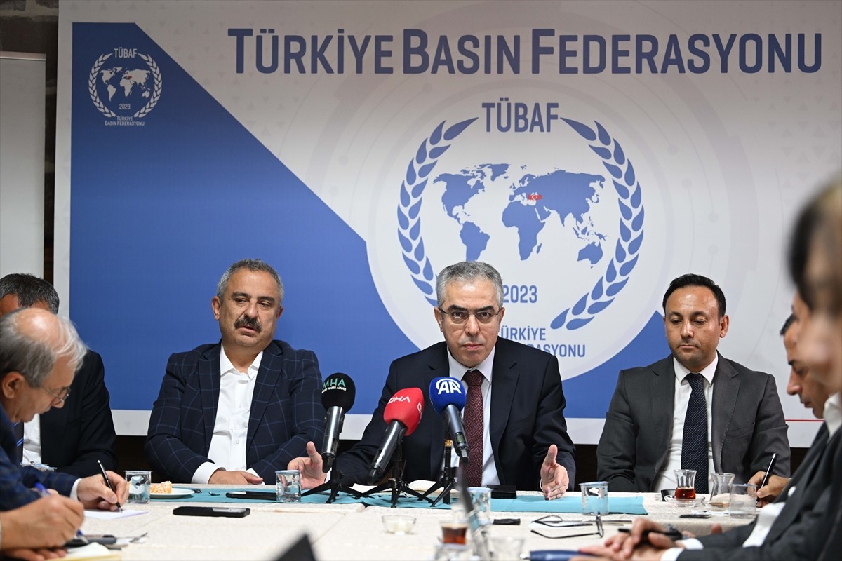 Cumhurbaşkanlığı Hukuk Politikaları Kurulu Başkanvekili Mehmet Uçum (fotoğrafta), Türkiye Basın...