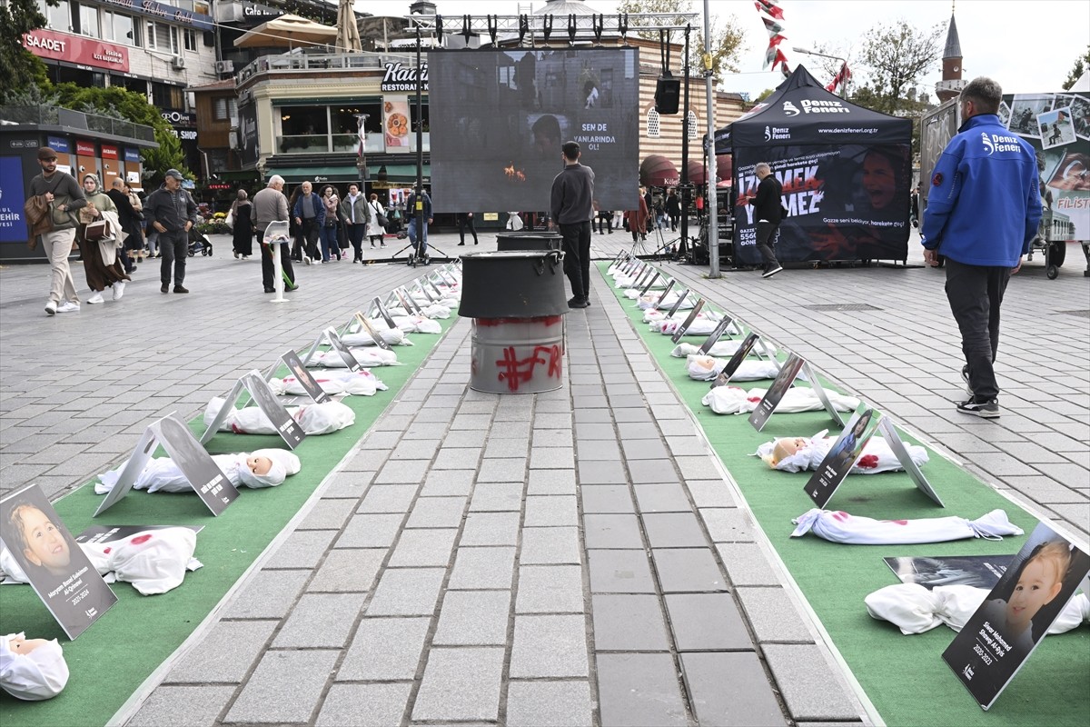 Deniz Feneri Derneğince, Gazze'deki insanlık dramına dikkati çekmek ve mazlumların sesi olmak...