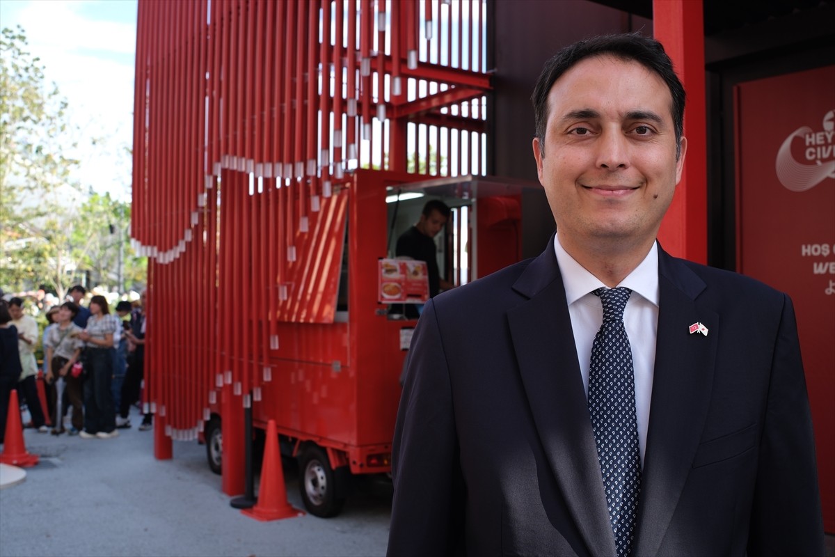 Japonya'nın Osaka kentindeki Osaka EXPO 2025'te kurulan Türkiye pavyonunu şimdiye kadar 1,2...