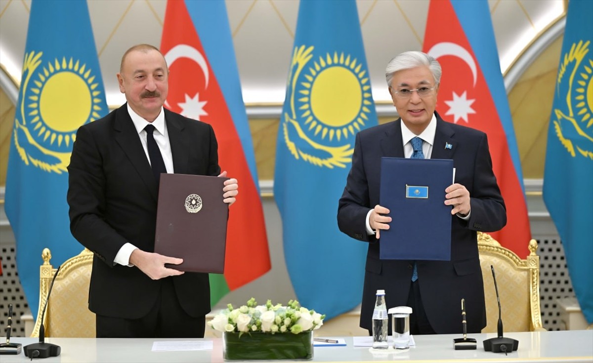  Kazakistan ile Azerbaycan hükümetleri arasında enerji, ulaştırma ve lojistik, dijitalleşme ve...