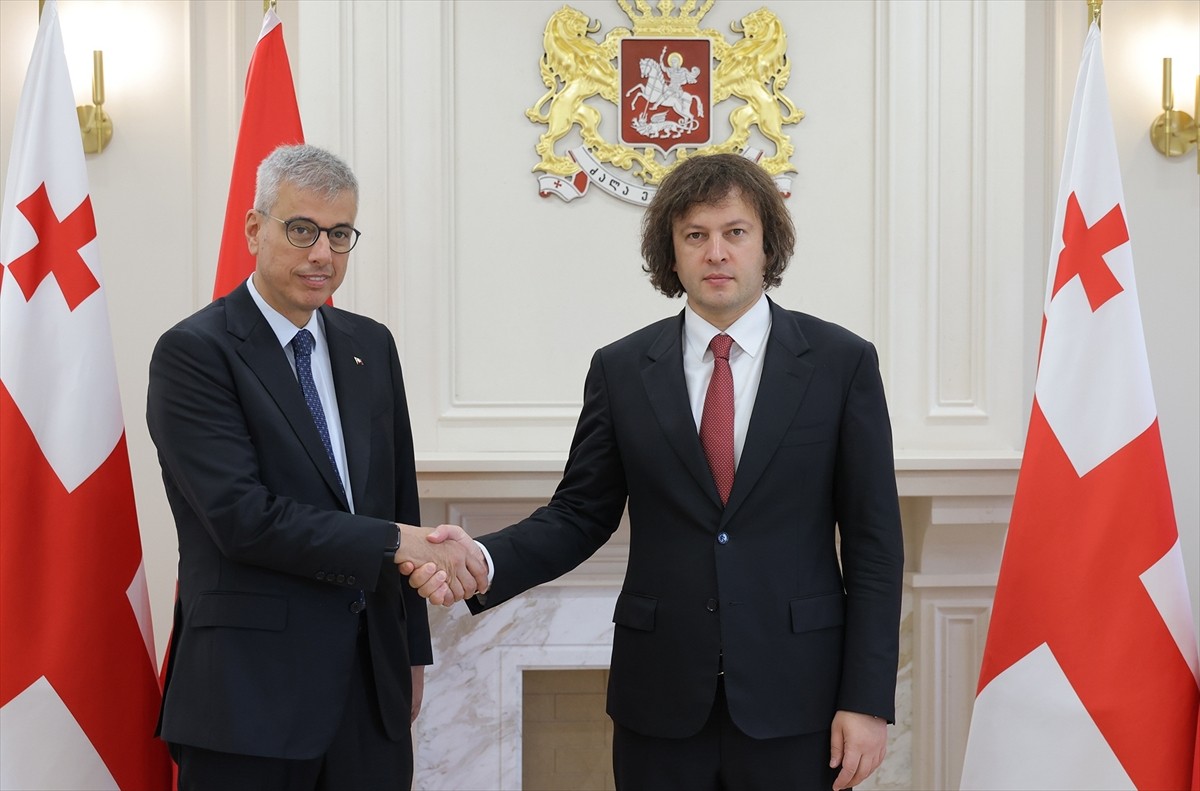 Sağlık Bakanı Kemal Memişoğlu Tiflis'teki resmi temasları kapsamında Gürcistan Başbakanı İrakli...