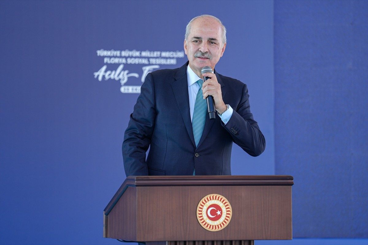 TBMM Başkanı Numan Kurtulmuş, restorasyonu tamamlanan TBMM Florya Sosyal Tesisleri'nin açılış...