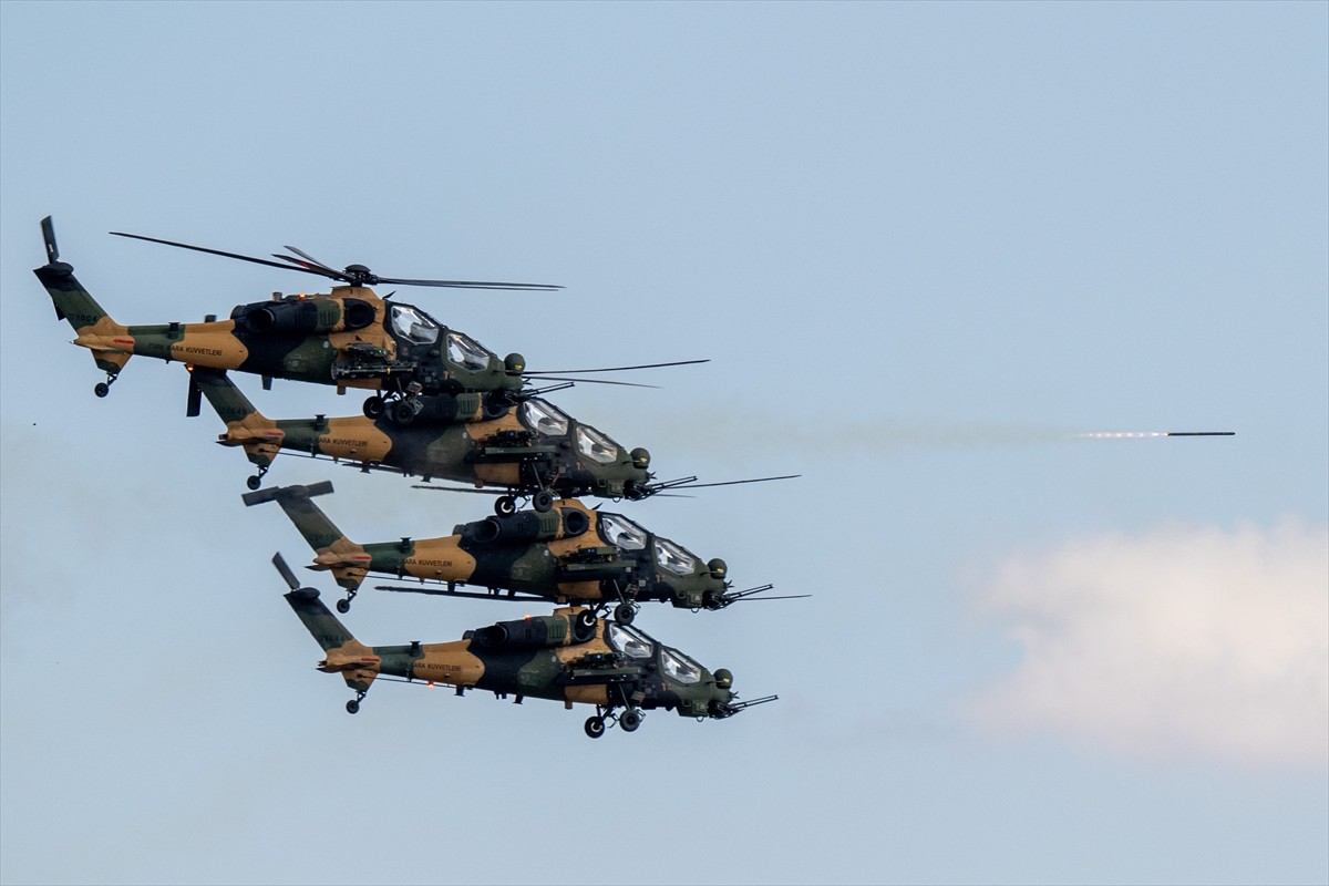 Türk Silahlı Kuvvetlerinin (TSK) ateş gücünün sergilendiği "Ateş Serbest-2025" faaliyetinde...