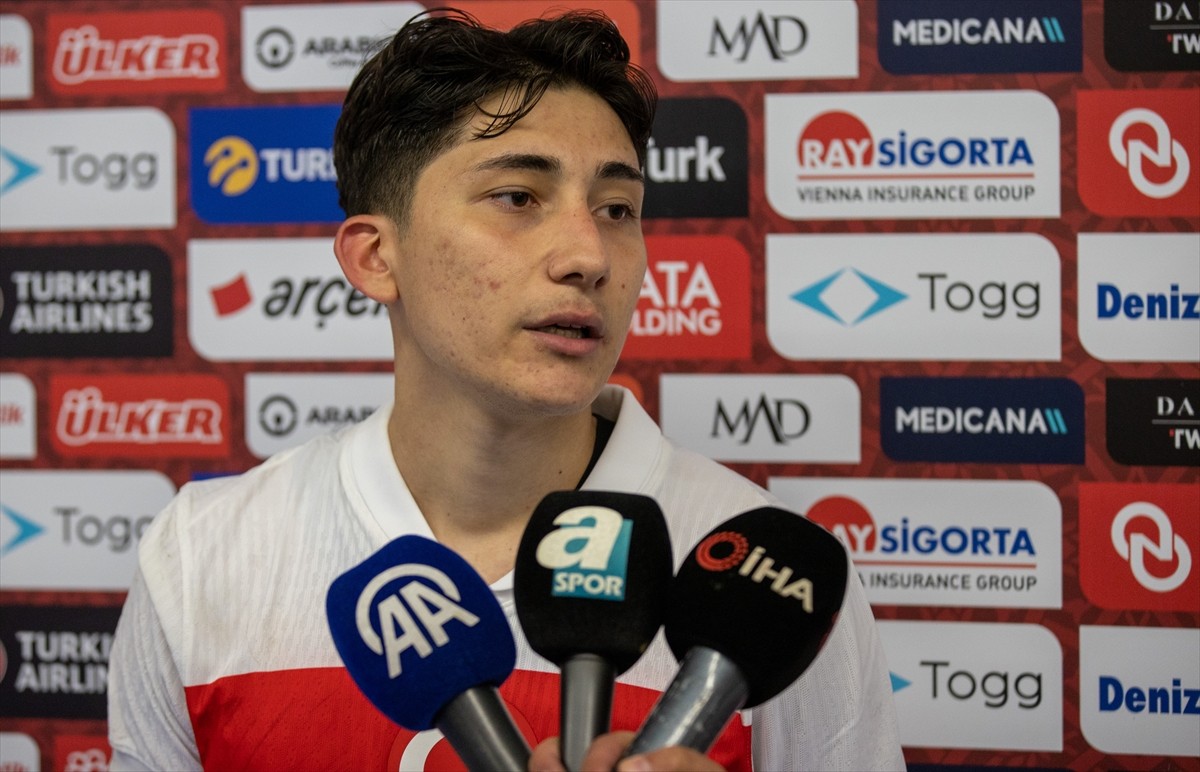 Ümit Milli Futbol Takımı, 2027 Avrupa 21 Yaş Altı Şampiyonası Elemeleri H Grubu ikinci maçında...