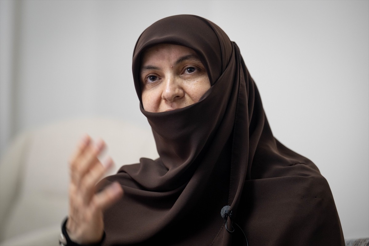 1999 yılında evlendikten sonra Gazze’ye taşınarak 24 yıl Gazze’de yaşayan Kevser Yılmaz Jarada, AA...