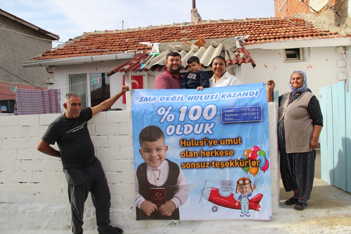 Tekirdağ'da SMA hastası 3,5 yaşındaki Hulusi Sert için yürütülen kampanya tamamlandı. Kampanyanın...